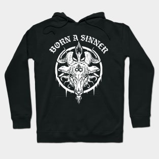 Born A Sinner Baphomet Hoodie